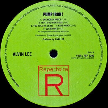 Vinylplade Alvin Lee - Pump Iron! (Reissue) (180g) (LP) - 3