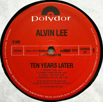 Δίσκος LP Alvin Lee - Rocket Fuel (Reissue) (180g) (LP) - 2