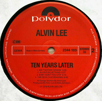 Vinyl Record Alvin Lee - Rocket Fuel (Reissue) (180g) (LP) - 3