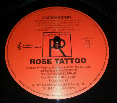 Vinyl Record Rose Tattoo - Southern Stars (Reissue) (LP) - 2