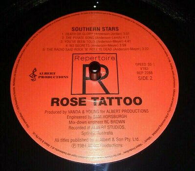 Vinyl Record Rose Tattoo - Southern Stars (Reissue) (LP) - 3