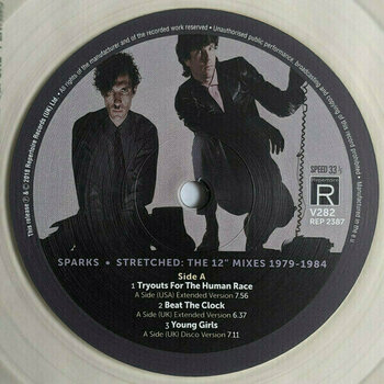 Грамофонна плоча Sparks - Stretched (The 12" Mixes 1979-1984) (Transparent Coloured) (2 x 12" Vinyl) - 2