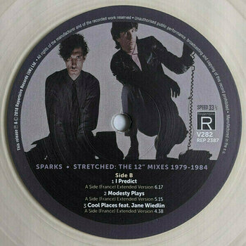Vinyylilevy Sparks - Stretched (The 12" Mixes 1979-1984) (Transparent Coloured) (2 x 12" Vinyl) - 3