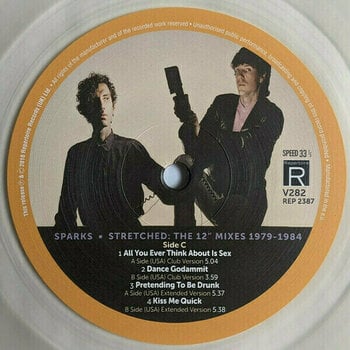 Hanglemez Sparks - Stretched (The 12" Mixes 1979-1984) (Transparent Coloured) (2 x 12" Vinyl) - 4