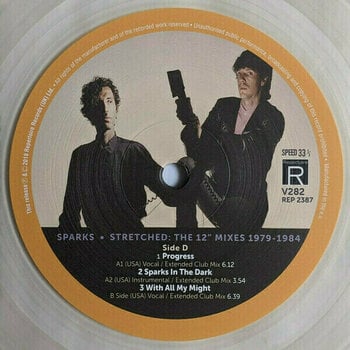 Disco in vinile Sparks - Stretched (The 12" Mixes 1979-1984) (Transparent Coloured) (2 x 12" Vinyl) - 5