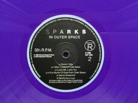 Disque vinyle Sparks - In Outer Space (Reissue) (Purple Coloured) (LP) - 3