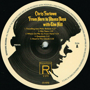 Грамофонна плоча Chris Farlowe - From Here to Mama Rosa (Reissue) (LP) - 2