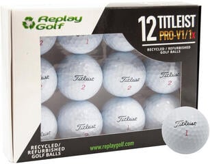 Gebrauchte Golfbälle Replay Golf Titleist Pro V1/Pro V1x Refurbished Golf Balls  Gebrauchte Golfbälle 12 Stk - 1