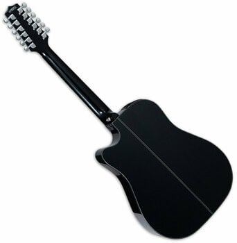 12-snarige elektrisch-akoestische gitaar Takamine GD30CE-12 Black - 2