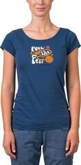 Majica na prostem Rafiki Jay Lady Short Sleeve Ensign Blue - 2