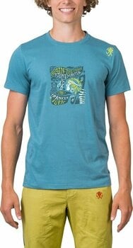 Outdoorové tričko Rafiki Arcos T-Shirt Short Sleeve Brittany Blue M Tričko - 3