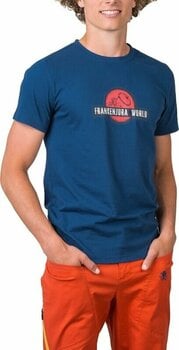 T-shirt de exterior Rafiki Arcos T-Shirt Short Sleeve Ensign Blue S T-Shirt - 6