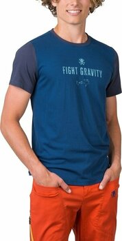 Outdoor T-Shirt Rafiki Granite T-Shirt Short Sleeve Ensign Blue/Ink S T-Shirt - 6