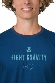 Ulkoilu t-paita Rafiki Granite T-Shirt Short Sleeve Ensign Blue/Ink S T-paita - 7
