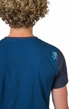 Koszula outdoorowa Rafiki Granite T-Shirt Short Sleeve Ensign Blue/Ink S Podkoszulek - 8