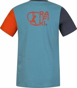 Outdoor T-Shirt Rafiki Granite Short Sleeve Brittany Blue/Ink/Clay M T-Shirt - 2