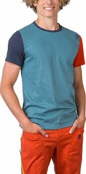 T-shirt outdoor Rafiki Granite T-Shirt Short Sleeve Brittany Blue/Ink/Clay M T-shirt - 6