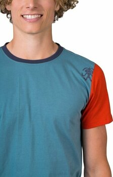 Majica na prostem Rafiki Granite T-Shirt Short Sleeve Brittany Blue/Ink/Clay M Majica s kratkimi rokavi - 7