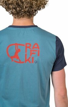 Outdoor T-Shirt Rafiki Granite T-Shirt Short Sleeve Brittany Blue/Ink/Clay M T-Shirt - 8
