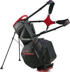 Sac de golf cu stativ Big Max Aqua Hybrid 4 Sac de golf cu stativ Black/Charcoal/Red - 1