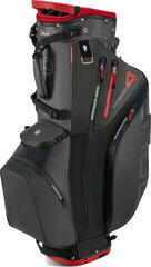 Sac de golf cu stativ Big Max Aqua Hybrid 4 Sac de golf cu stativ Black/Charcoal/Red - 2