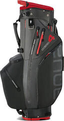 Sac de golf cu stativ Big Max Aqua Hybrid 4 Sac de golf cu stativ Black/Charcoal/Red - 3
