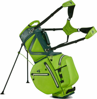 Torba golfowa Big Max Aqua Hybrid 4 Forest Green/Lime Torba golfowa - 2