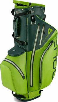 Stand Bag Big Max Aqua Hybrid 4 Forest Green/Lime Stand Bag - 3