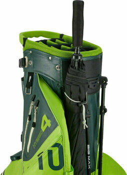 Golf Bag Big Max Aqua Hybrid 4 Forest Green/Lime Golf Bag - 10
