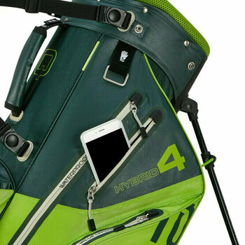 Golf Bag Big Max Aqua Hybrid 4 Forest Green/Lime Golf Bag - 11