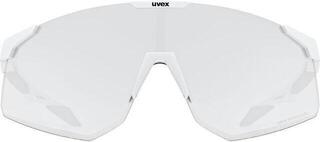 Okulary rowerowe UVEX Pace Perform V White Mat/Variomatic Litemirror Silver Okulary rowerowe - 1