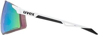 Cycling Glasses UVEX Pace Perform CV White Mat/Mirror Green Cycling Glasses - 2