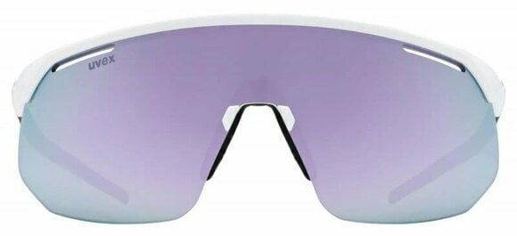 Cycling Glasses UVEX Pace One White Mat/Mirror Pink Cycling Glasses - 2