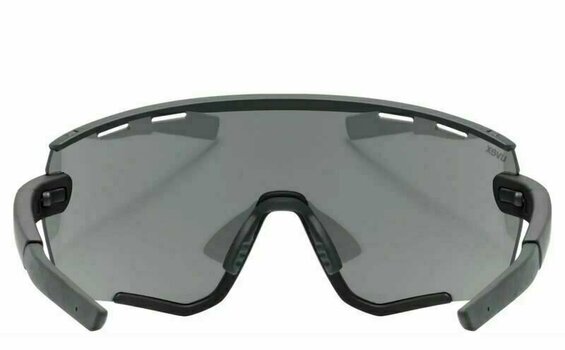 Cycling Glasses UVEX Sportstyle 236 Small Set Black Mat/Mirror Silver Clear Cycling Glasses - 4