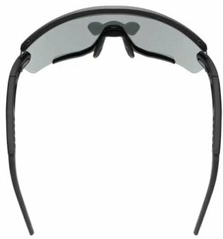 Cycling Glasses UVEX Sportstyle 236 Small Set Black Mat/Mirror Silver Clear Cycling Glasses - 5