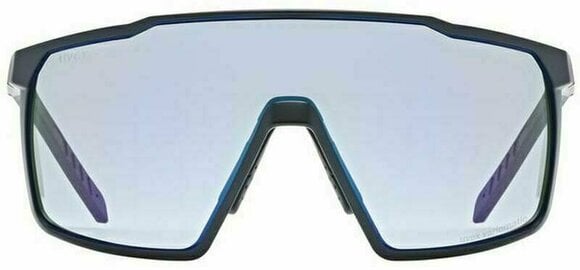 Cycling Glasses UVEX MTN Perform Small V Black Mat/Variomatic Litemirror Blue Cycling Glasses - 2