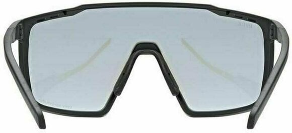 Cycling Glasses UVEX MTN Perform Small V Black Mat/Variomatic Litemirror Blue Cycling Glasses - 4