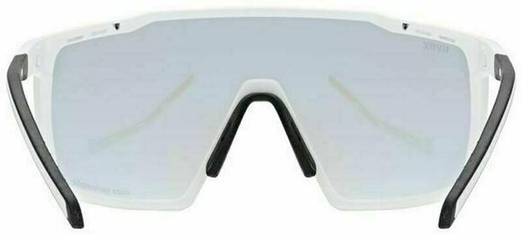 Cycling Glasses UVEX MTN Perform Small V White Mat/Variomatic Litemirror Blue Cycling Glasses - 4
