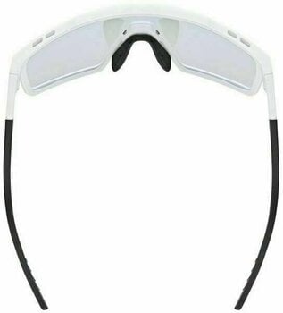 Cycling Glasses UVEX MTN Perform Small V White Mat/Variomatic Litemirror Blue Cycling Glasses - 5