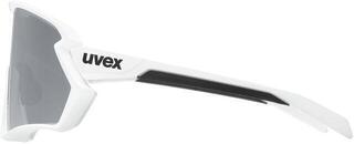 Cycling Glasses UVEX Sportstyle 231 2.0 Set White/Black Mat/Mirror Silver Clear Cycling Glasses - 2