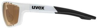 Kerékpáros szemüveg UVEX Sportstyle 706 CV VM White Mat/Colorvision Variomatic Litemirror Red Kerékpáros szemüveg - 2
