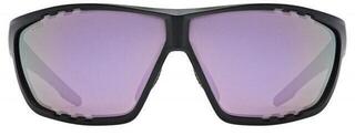 Okulary rowerowe UVEX Sportstyle 706 CV Black Mat/Colorvision Mirror Pink Okulary rowerowe - 1