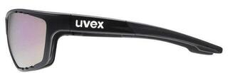 Okulary rowerowe UVEX Sportstyle 706 CV Black Mat/Colorvision Mirror Pink Okulary rowerowe - 2
