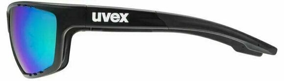 Cycling Glasses UVEX Sportstyle 706 CV Black Mat/Colorvision Mirror Green Cycling Glasses - 3