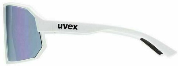 Cycling Glasses UVEX Sportstyle 237 White Mat/Mirror Lavender Cycling Glasses - 3