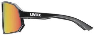 Sport Glasses UVEX Sportstyle 237 Black Mat/Mirror Red Sport Glasses - 2