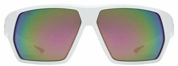 Cycling Glasses UVEX Sportstyle 238 White Mat/Mirror Pink Cycling Glasses - 2