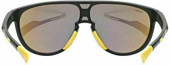 Cycling Glasses UVEX Sportstyle 515 Black Mat/Mirror Yellow Cycling Glasses - 4