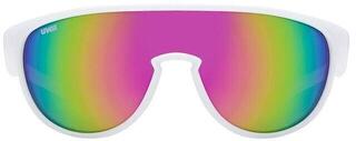Kolesarska očala UVEX Sportstyle 515 White Mat/Mirror Pink Kolesarska očala - 1