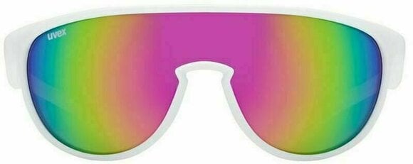 Cycling Glasses UVEX Sportstyle 515 White Mat/Mirror Pink Cycling Glasses - 2